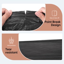 Car Trash Bags,Trash Bags for Car, Car Trash Can Bags (75-Pack), (Trash Can is not Included)