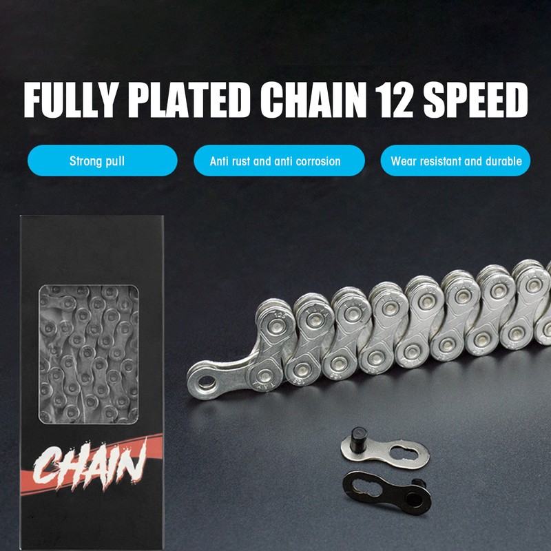 Bike Chain 116 Links 12 Speed Variable Speed Cycling Chain