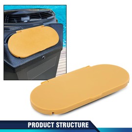 PIT66 Custom Cover for LCD Display & Controls Fit for The AquaCal SunBlazer SB128AHDSBLA Model Pool Heater