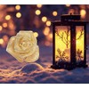 Yuscorai Golden roses Charms Compatible for Bracelets and Necklaces Christmas