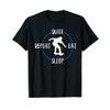 Skate Eat Sleep Repeat Gift For Skaters & Skateboarders T-Shirt