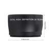 2X Magnification Universal Teleconverter Telephoto Lens, High Definition Camera Lens