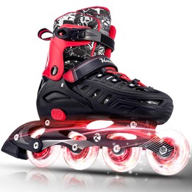 Inline Skates for Women Men Fun Illuminating Skates Adult Female Male Kids Girls Boys Patines para Mujer Size 7 8