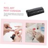 Healeved Black Hand Pillow for Nail Art Rest Nail Manicure