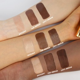 Anglicolor Contour Stick With Cushion Applicator,Liquid Contour Wand,Cream Contour Smooth,Bronzer Stick Lightweight Liquid Bronzer For Face (03)