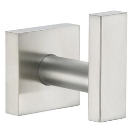 Angle Simple Bathroom Towel Hook, SUS304 Stainless Steel Single Shower Towel Hanger for Wall, Kitchen Cabinet Closet Coat Robe Holder Wall Mounted, Brushed Nickel