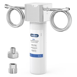 Jabrissi Under Sink Water Filter, NSF/ANSI 42&53 Certified, 1 Years or 10000 Gallons Ultra, Removes Heavy Metals, Chlorine,Bad Taste & Odor, Direct Connect Undersink Water Filtration System, USA Tech