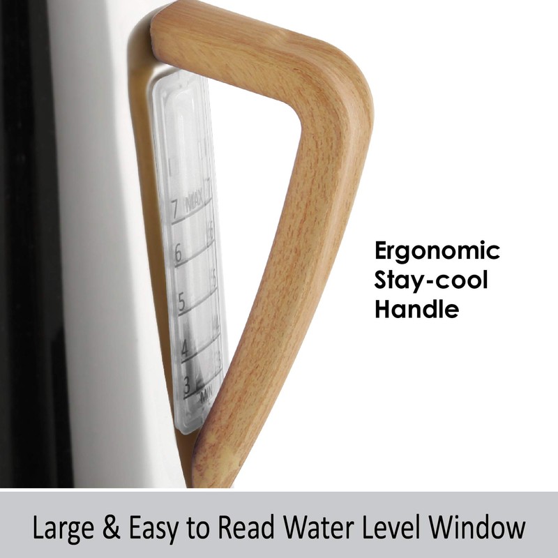 Chantal Oslo Cordless Electric Kettle (Silver Polished)