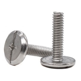 cSeao 100-Pack 1/4"-20 x 1-1/2 Inches Hurricane Bolts, Sidewalk Screws Bolts, 304 Stainless Steel