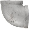 Anvil 8700124152, Malleable Iron Pipe Fitting, 90 Degree Elbow, 1/2" NPT Female, Galvanized Finish