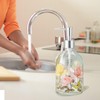 Glass Soap Dispenser Bottle with Pump,Refillable Liquid Hand Dispenser for