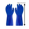 kitchen-star Ultimate Rubber Household PVC Gloves with Comfortable Cotton Lined,