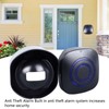 Motion Sensor Doorbell Black 38 Ringtones Wireless Door Entry Welcome