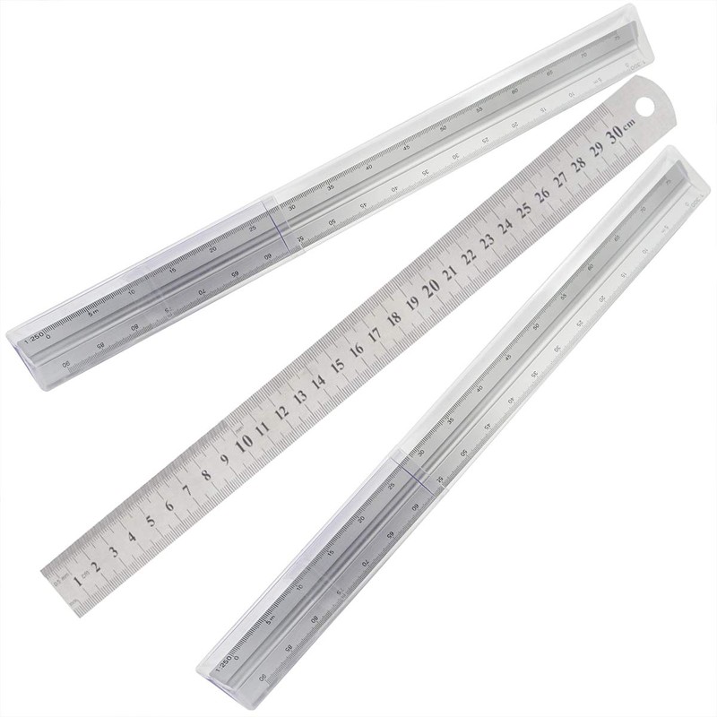 Tuloka Triangular Scale Scale 12 Scale Ruler for Architectural Drawing