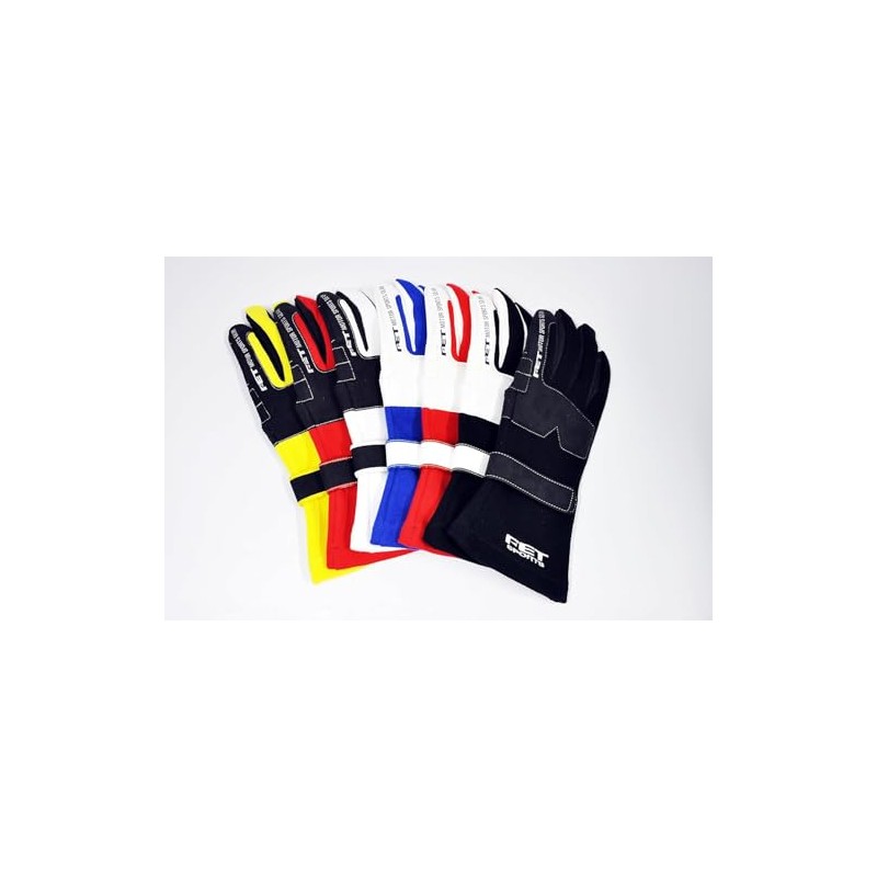 FET Sports 71172144FT3DGL44 3D Racing Glove Red x White XL