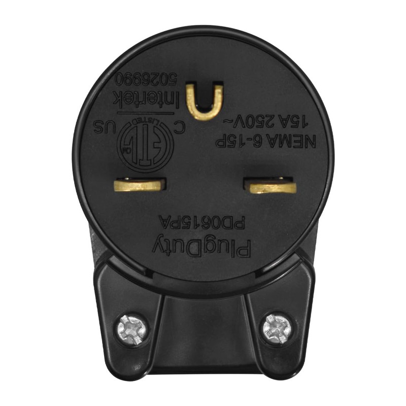 JORINDO 5 Pack 90 Degree 3 Pole DIY Rewirable,Right Angle