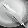 Mafier Premium 45 Piece Hammered Silverware Set with Smooth Edge,