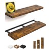 BAYKA Floating Shelves, 36 inches Long Wall Mounted Rustic Wood