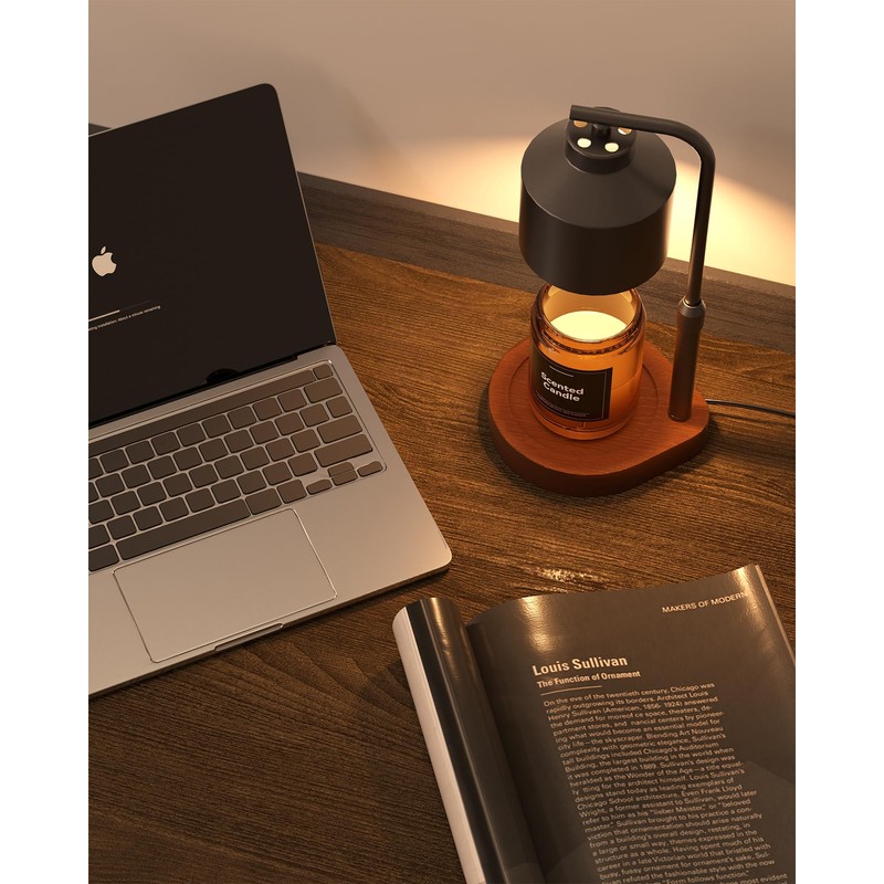 Cozmara Candle Warmer Lamp with Timer & Dimmer for Yankee