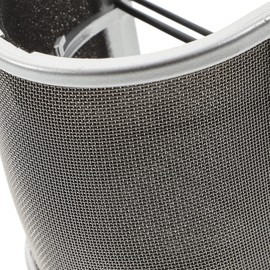 Milisten with Cover Pop Recording Protector for Shield Videos Microphone Screen Wind Metal Adjustable Silver Studio Podcast Mesh Mic Streaming Accessory Windscreen