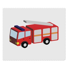 Azeeda 2 x 'Feuerwehrauto Spielzeug' Mikrofaser-Objektiv- / Brillenreinigungstücher (LC00031959)