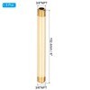 PATIKIL 3Pcs 6" Long 3/8" x 3/8" NPT Male Brass
