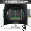 2 x Thread Counter, Mini Magnifying Glass, 10x Magnification, Mini