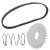 WELURE Washer Clutch & Drive Belt Kit - Compatible for