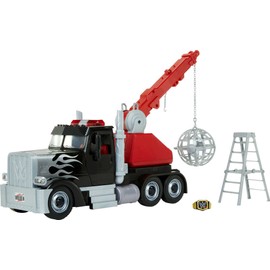Mattel WWE Vehicle Playset, Wrekkin' Rampage Rig Truck with Breakaway Wrekkin Ball, WWE Championship & Accessories for 6-inch Action Figures