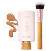 tarte timeless hydrating foundation & brush Coverage Moisturizer:_47S Tan Deep