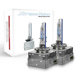 XtremeVision AC HID OE Xenon Bombillas de repuesto - D3S / D3R / D3C - 8000K azul medio (1 par) (base de metal)