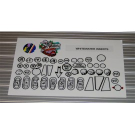 WHITEWATER Pinball Machine Insert Decals