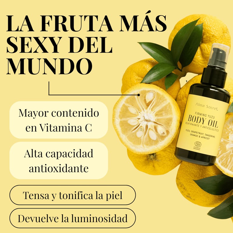 Firming YUZU Body Oil Aceite Corporal Reafirmante y Anticelulítico Ecocert