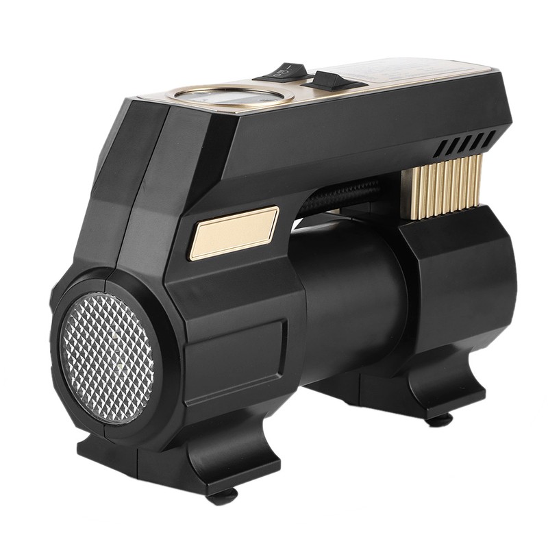 12V Portable Car Digital Air Pump Soundproof Tire Inflator with