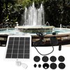 3W 5V Solar Water Fountain Pump 120L/H Landscape Garden Solar