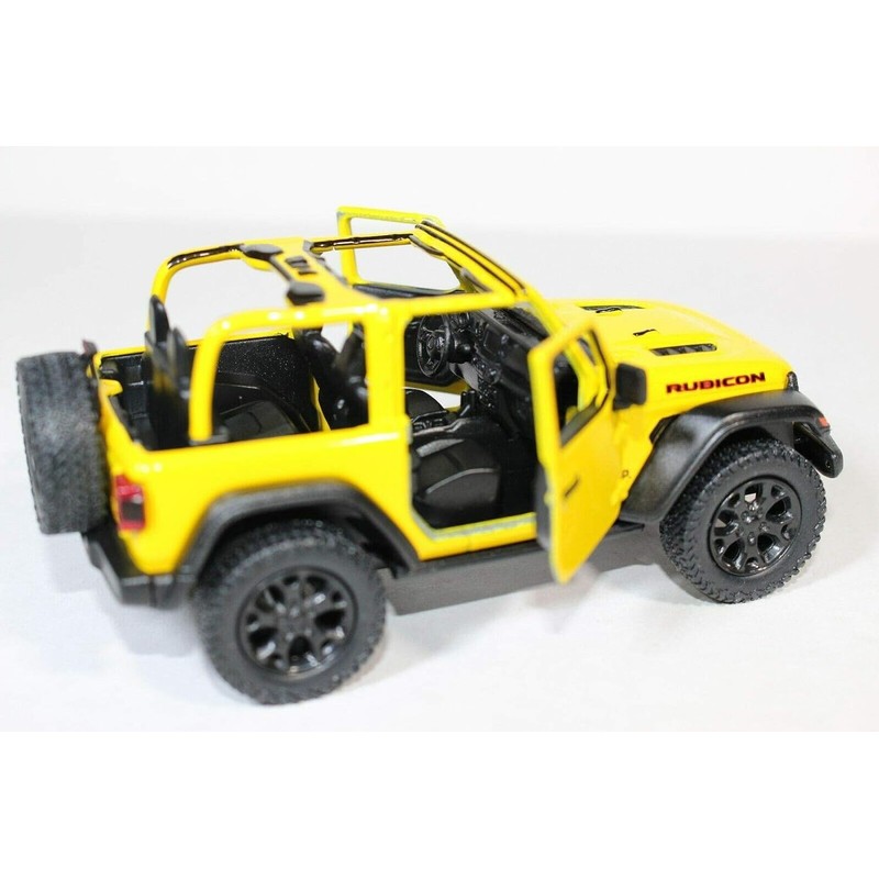 2018 Jeep Wrangler Rubicon No Top Yellow - Kinsmart P/B