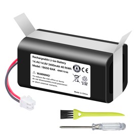 RVBAT850 Battery for Shark Ion R75, R85, S87, RV761, RV771,RV850C, RV1000S, RV1001AE, RV1100VL, UR1000SR, RV700_N, RV720_N Vacuum Cleaners (Attention:2-Prong Connector,NOT for 3-Prong Connector)