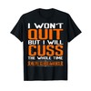Orange Ribbon Cuss Not Quit Multiple Sclerosis Awareness T-Shirt
