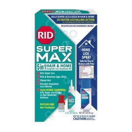RID Super Max 5in1 Complete Hair & Home Lice Treatment Kit
