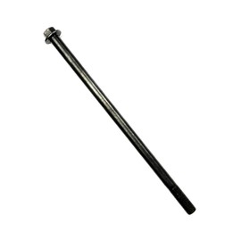 AlveyTech Rear Axle Bolt - Durable Corrosion Proof Steel Axle with Black zinc oxide finish, Replacement Parts for Monster/Mega Moto, Classic 80cc (MM-B80)/105cc (MM-B105) & 1000w (MM-E1000) Mini Bikes