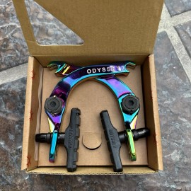 ODYSSEY BMX EVO 2.5 BICYCLE U-BRAKE EVOLVER OIL SLICK JET FUEL COLONY