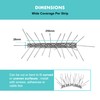 EVOGES 316 Stainless Steel Bird Spikes for Pigeons & Seagulls