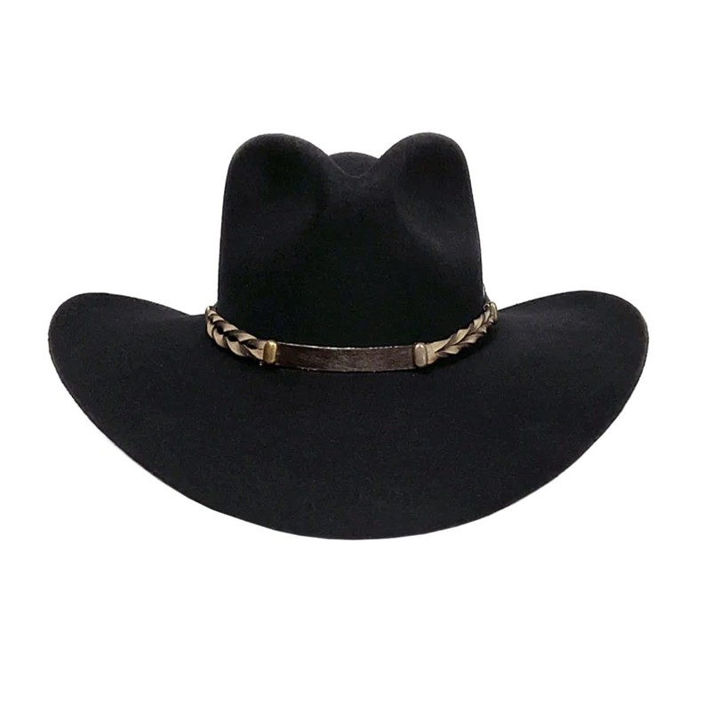 Stetson Black Drifter 4X Felt Hat SBDFTR-1634-07, Black, 7 5/8