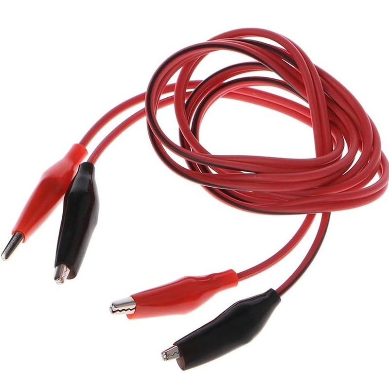 5PCS Double Ended Alligator Clips, Jumper Wires with Alligator for