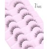 Onlyall Wispy Lashes Natural Look Short Eyelashes Lite Volume False