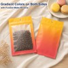 100 Pcs Gradient Colors Resealable Mylar Bags (Yellow Orange, 2.7x3.9