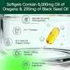4pc Aceite De Orégano300cápsulas Con Aceite De Semilla Negra