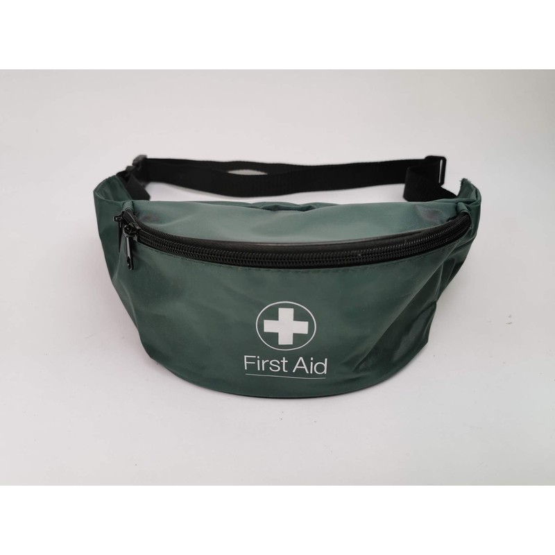 Blue Dot One Person Travel Kit in Green Bum Bag