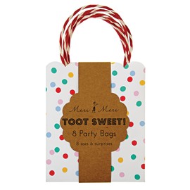 Meri Meri Party Bags, Toot Sweet Spotty