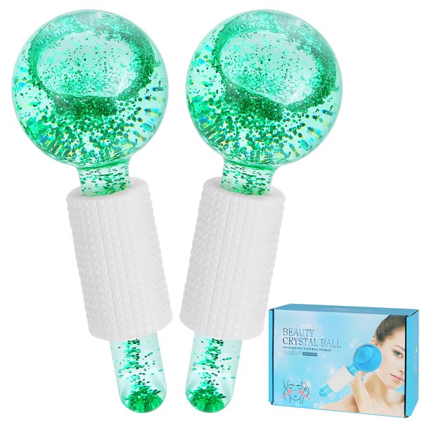2PCS Ice Globes for Face, Ice Roller Facial and Eye